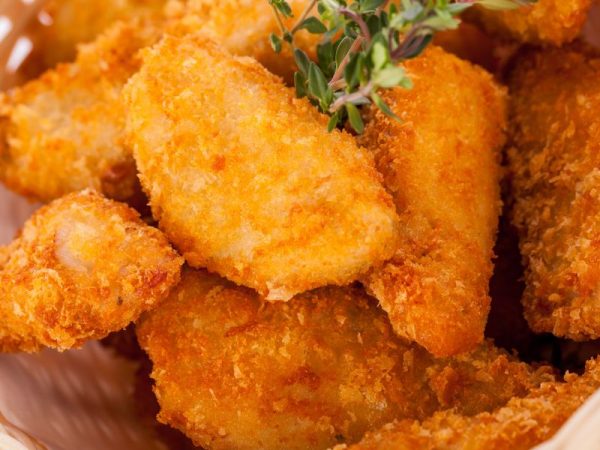 crumbed chicken nuggets